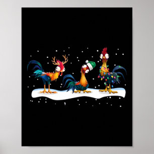 Póster Navidades de pollo Hei Hei - Uni