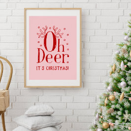 Póster Navidades de poster de ilustracion divertido