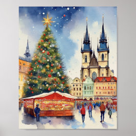 Póster Navidades de Praga