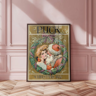 Póster Navidades de Puck 1905