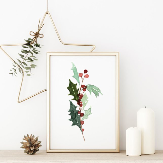 Póster Navidades de Red Holly Berry (Subido por el creador)