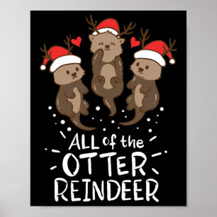 Póster Navidades de renos de otros renos regalo de Navida