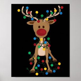 Póster Navidades de renos: Navidad para mujeres hombres