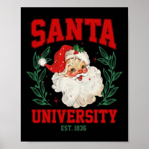 Póster Navidades de Retro divertidos de la Universidad de