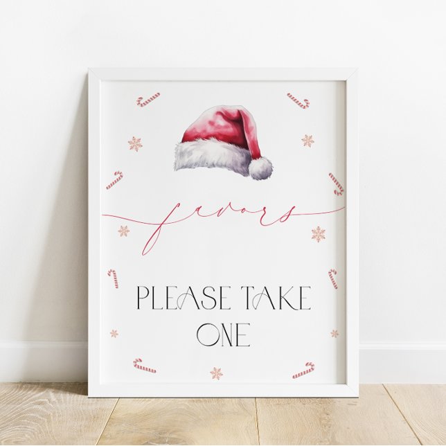 Póster Navidades de Santa Bebé Baby Shower favorece a Pos (Subido por el creador)