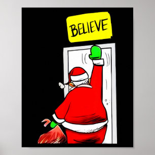 Póster Navidades de Santa Believe