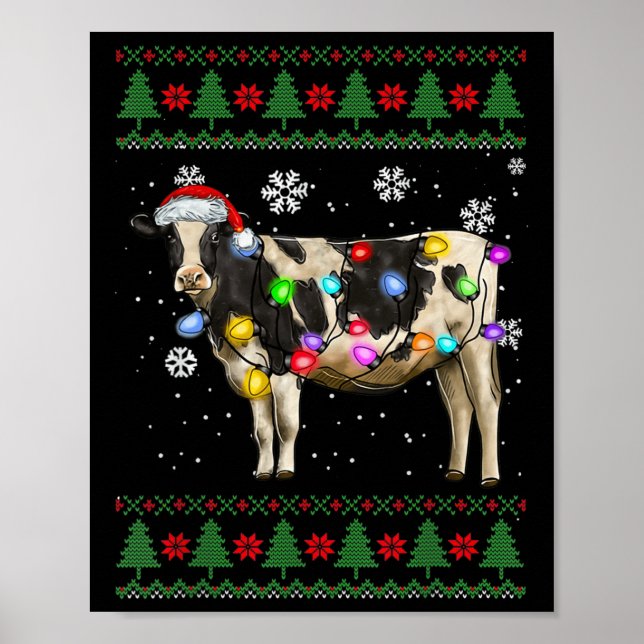 Póster Navidades de vaca (Frente)