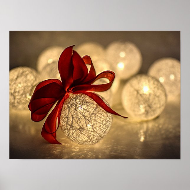 Póster Navidades decorativos se balancean y se doblan (Frente)