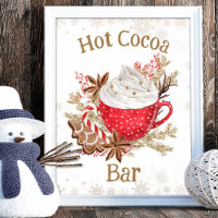 Navidades del acogedor Winter Hot Cocoa Bar Cookie