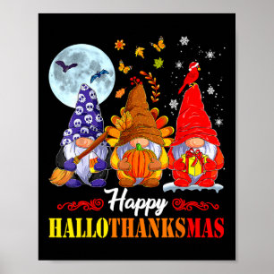 Póster Navidades del Día de Acción de Gracias de Hallowee