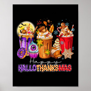 Póster Navidades del Día de Acción de Gracias de Hallowee
