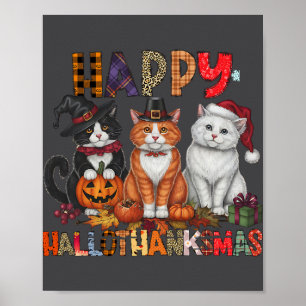 Póster Navidades del Día de Acción de Gracias de Hallowee