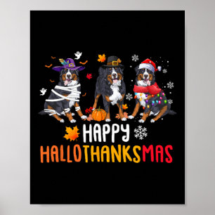 Póster Navidades del Día de Acción de Gracias de Hallowee