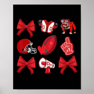 Póster Navidades del Día de la Madre en el Fútbol de Coqu