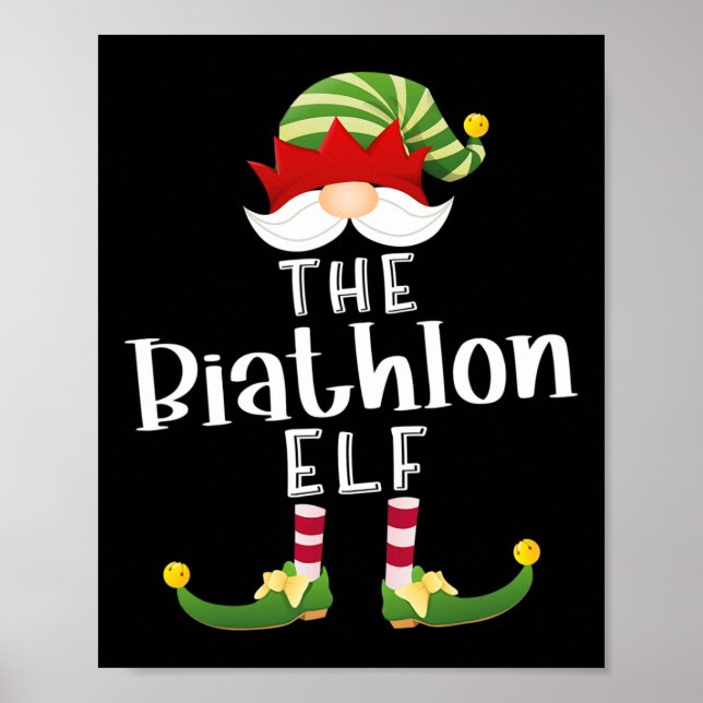 Póster Navidades del grupo Biathlon Elf Funny Pajama Fies (Frente)