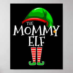 Póster Navidades del grupo mami Elf
