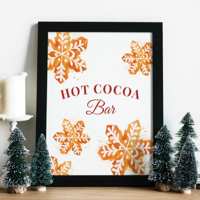 Póster Navidades del Hot Cocoa Bar Gingerbread Cookies (Subido por el creador)