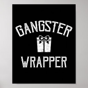 Póster Navidades del rapero de Wrapper de Gangster