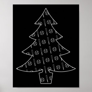 Póster Navidades Deportivos Ball Y Bat Collage