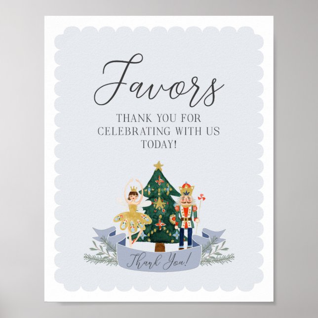Póster navidades desnudos azules  bebé favores de ducha s (Frente)