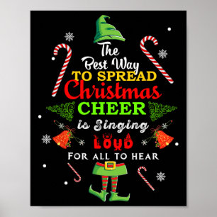 Póster Navidades dispersos animan a cantar Navidad fuerte