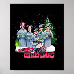 Póster Navidades divertidos de la guerra civil