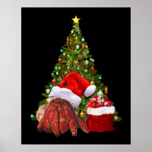 Póster Navidades divertidos de Santa Cruz ermitan a los a
