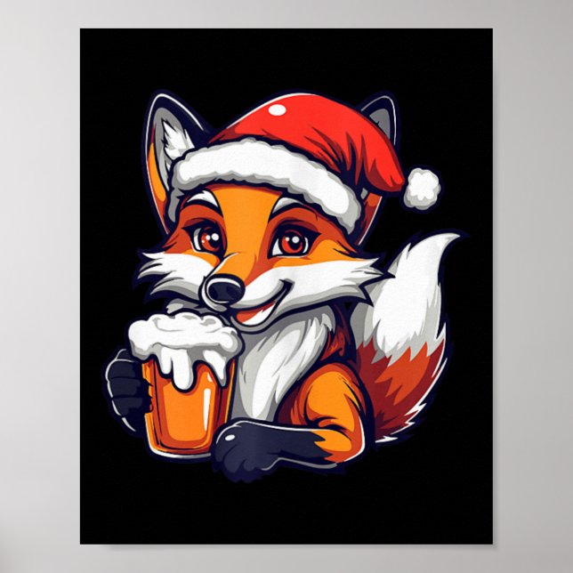 Póster Navidades divertidos Fox con Beer Comic (Frente)