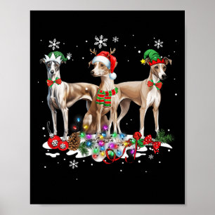 Póster Navidades divertidos Perro de Pajama Azote Perro