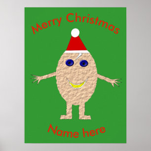 Póster Navidades divertidos Poster de huevos