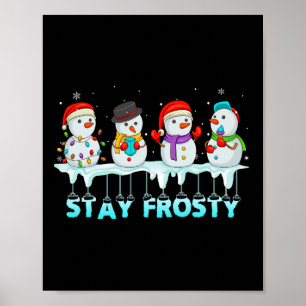 Póster Navidades divertidos y escarpados Guay Mujeres Sno