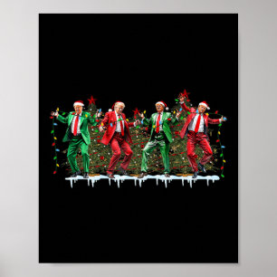 Póster Navidades Donald Trump presidente 2024