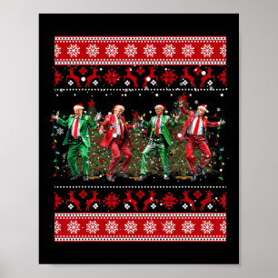 Póster Navidades Donald Trump presidente 2024