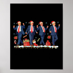 Póster Navidades Donald Trump presidente 2024