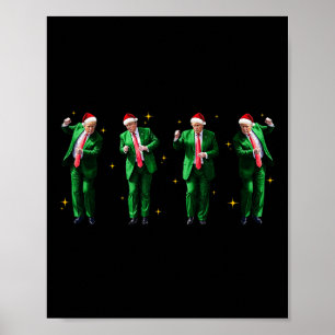 Póster Navidades Donald Trump presidente 2024