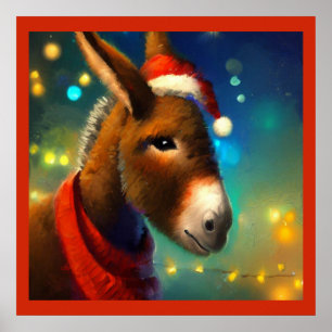 Póster Navidades Donkey 3