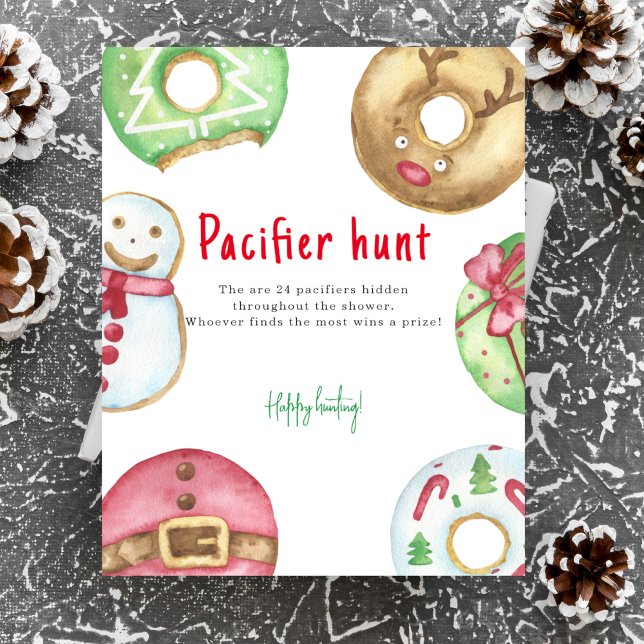 Póster Navidades ducha de bebé Juego de caza del pacifica (Subido por el creador)