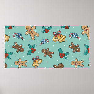 Póster Navidades dulces sin soldadura