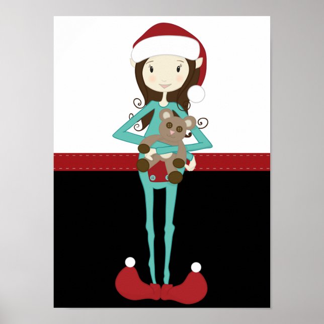 Póster Navidades Elf Chica (Frente)