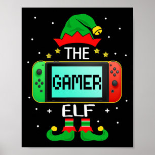 Póster Navidades Elf Coincidiendo Con La Familia Gamer Ga