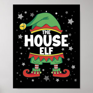 Póster Navidades Elf De La Familia Que Coinciden Con El V