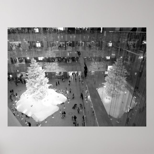 Póster Navidades en el Edificio Kitte: Tokio (Frente)