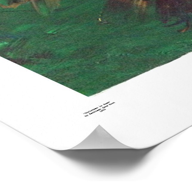 Póster Navidades en Guam, pintura original. (Esquina)