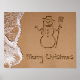 Póster Navidades en verano