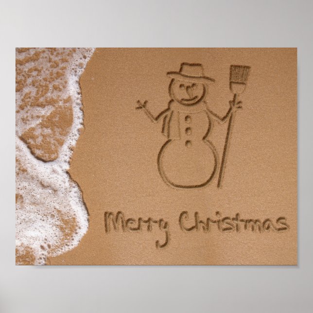 Póster Navidades en verano (Frente)