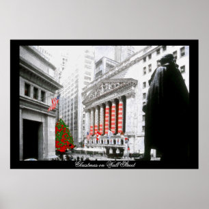 Póster Navidades en Wall Street~posters