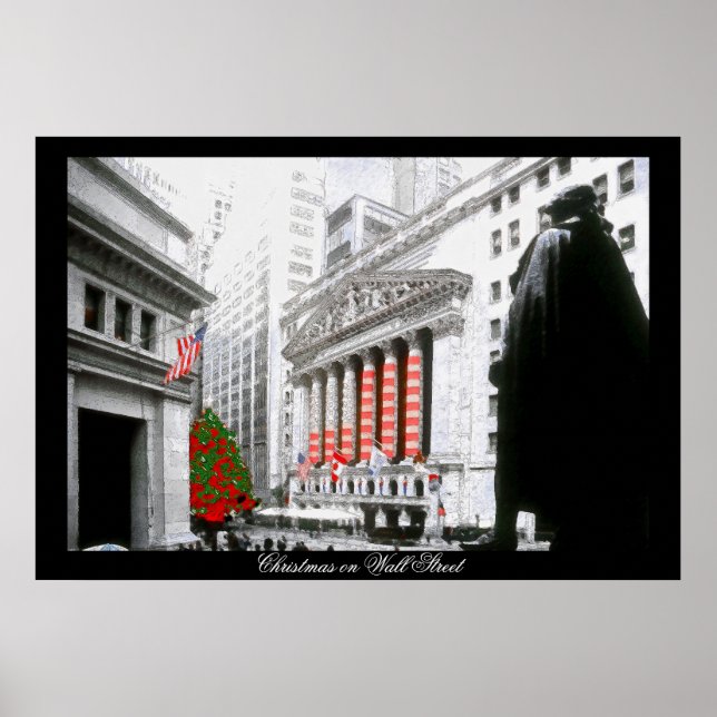Póster Navidades en Wall Street~posters (Frente)