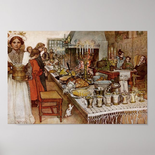 Póster Navidades Eve Julaftonen (Frente)