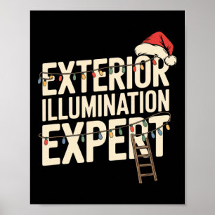 Póster Navidades expertos en iluminación exterior ilumina