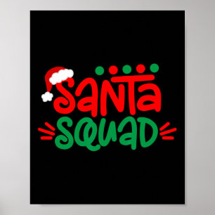 Póster Navidades Familia Squad coincidiendo con Navidad S